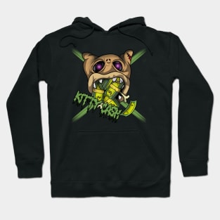 Graffiti style Kitty Cash Cat Hoodie